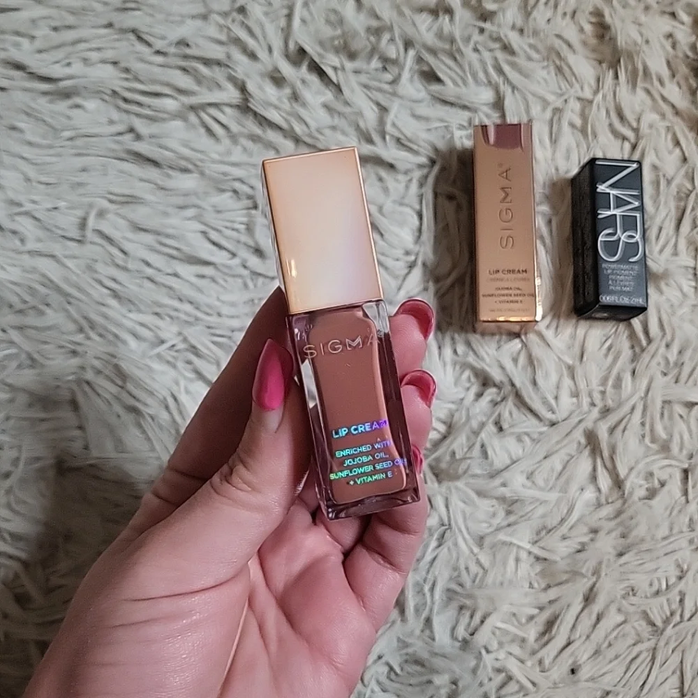 Lippy Bundle Nars Powermatte Lip Pigment Mini Starwoman Sigma Lip Cream Jojoba